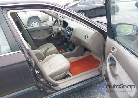 2000 Honda Civic Lx из США, поврежденный, VIN 1HGEJ6676YL044462